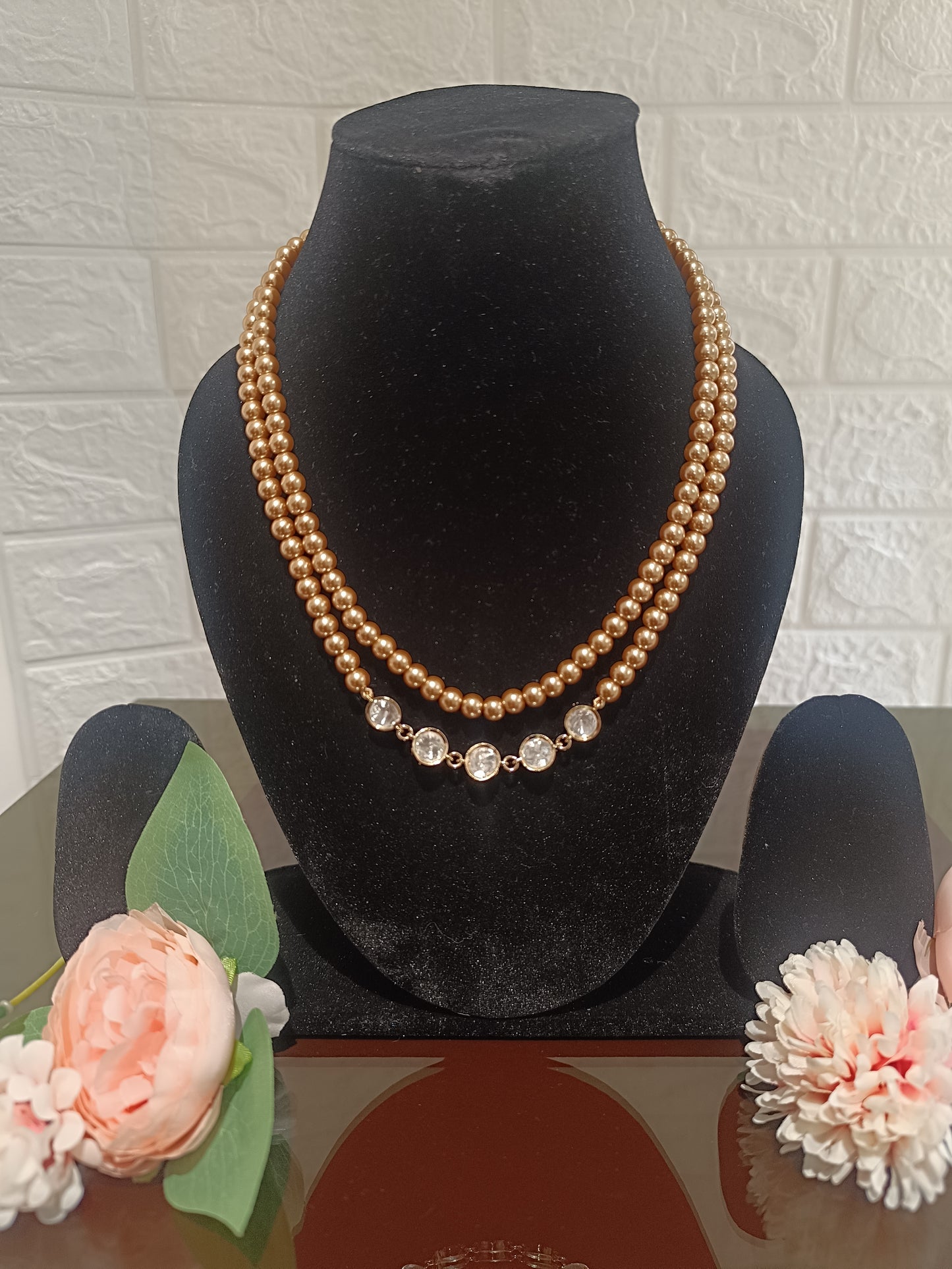 Golden Pearl Mala