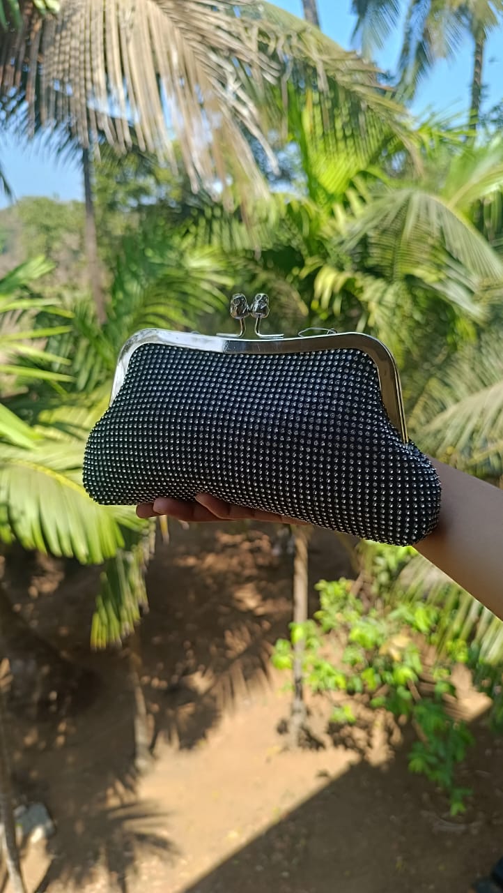 Black Stone Purse