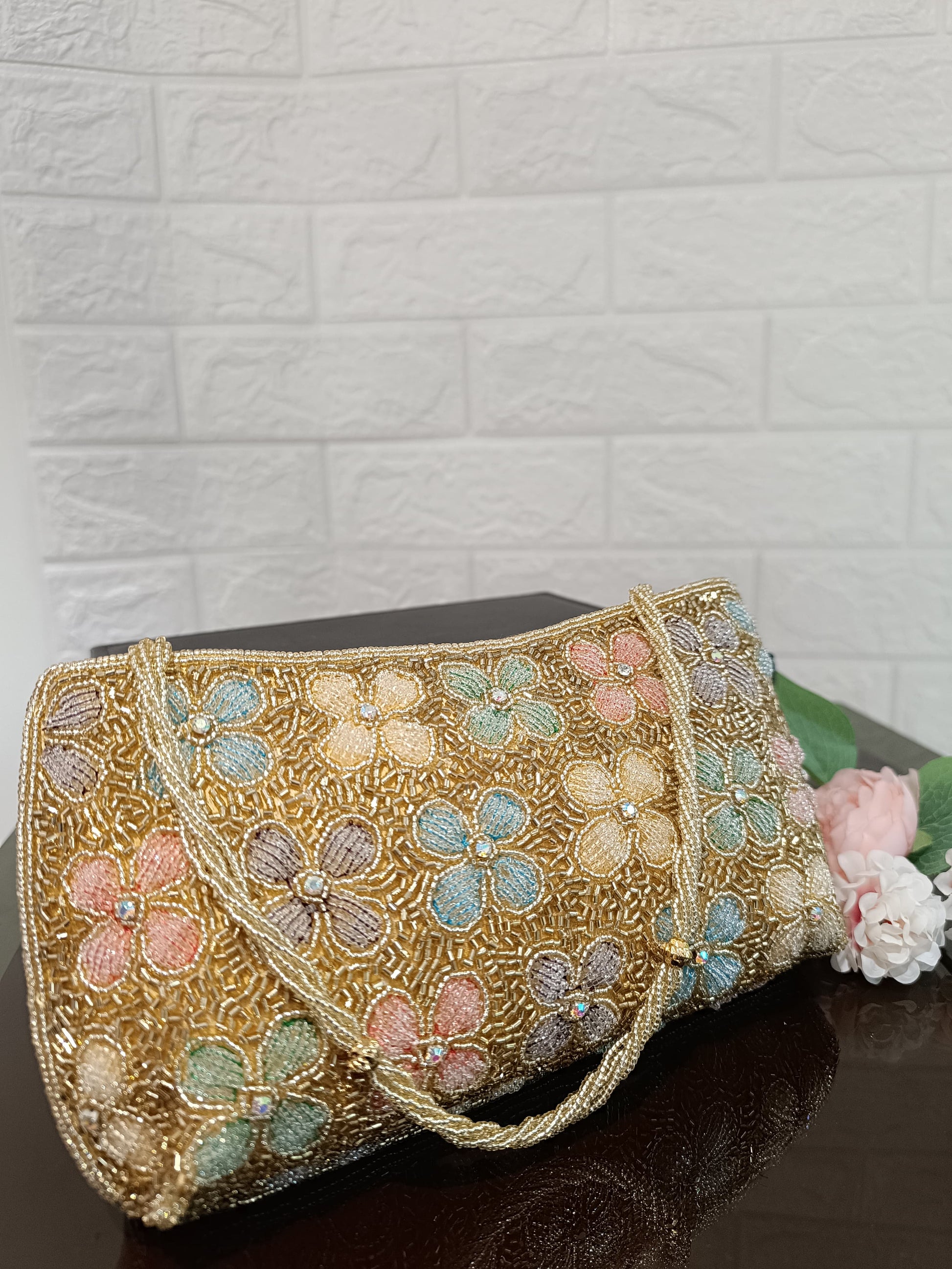 Golden Wedding Purse 